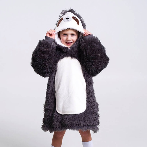 [00030305] COZY NOXXIEZ CUDDLE HOODIE SLOTH SMALL