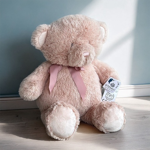 [00200035] BEAR SOFT PINK 60CM