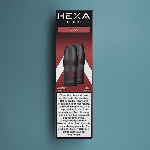 [00002551] HEXA PODS COLA 18MG /5