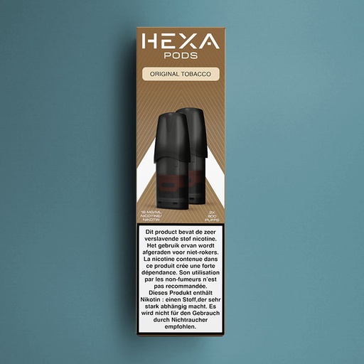 [00002569] HEXA PODS ORIGINAL TOBACCO 18MG /5