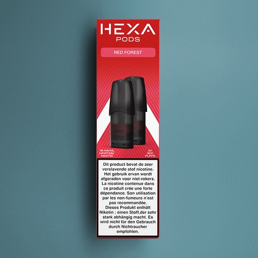 [00002579] HEXA PODS RED FOREST 18MG /5