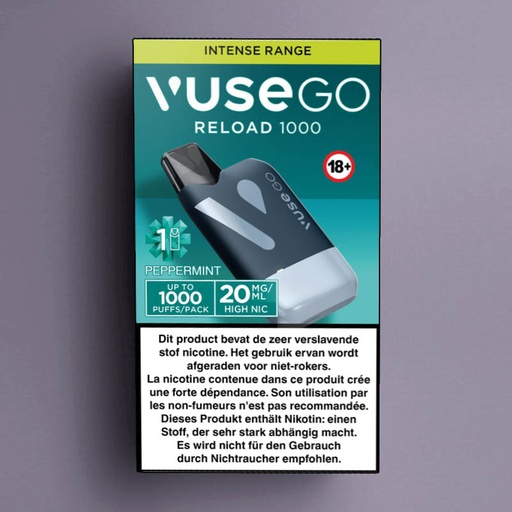 [00002206] VUSE GO RELOAD BOX PEPPERMINT 20mg &