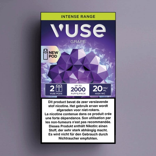 [00002246] VUSE INTENSE GRAPE 2-PODS 20mg /5