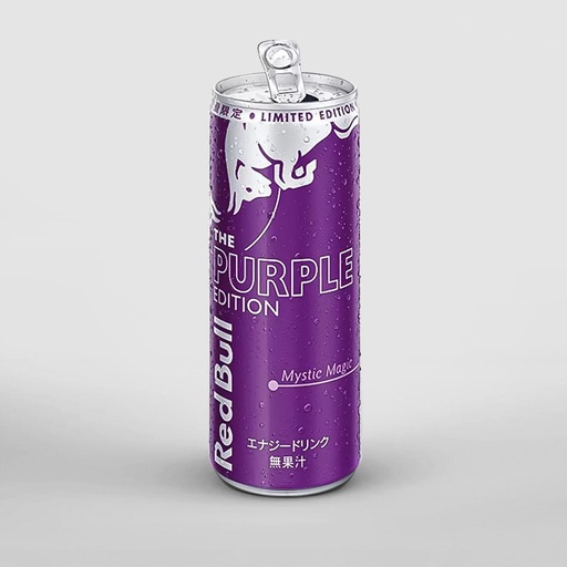 [D0801030] RED BULL THE PURPLE EDITION 24x25cl