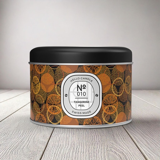 [SC010180] HELLO CANDLE TANGERINE PEEL 180ml