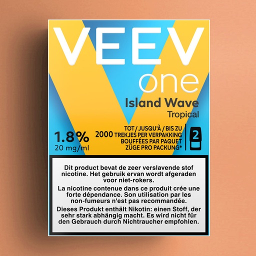[00002820] VEEV ONE POD ISLAND WAVE (TROPICAL) 20 MG - 2ML /5