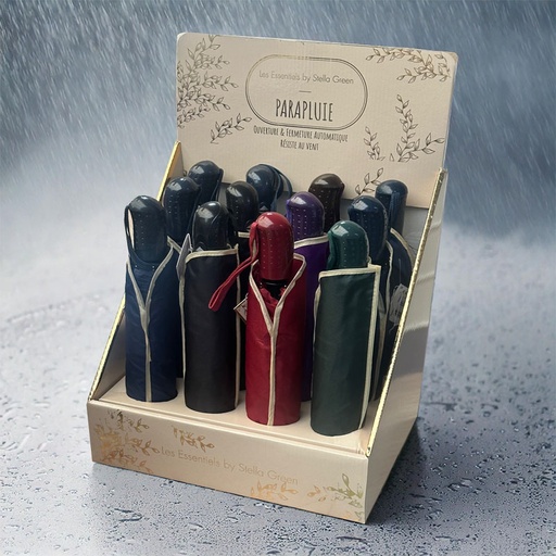 [00130103] PARAPLU WINDPROOF 6-COLORS MIX /12