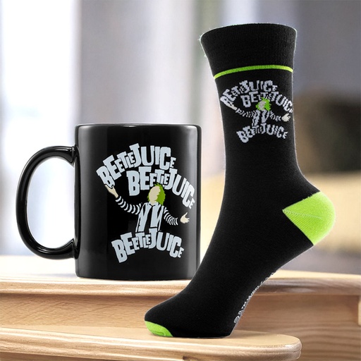 [00120400] GIFT BOX BEETLEJUICE MUG + SOCKS