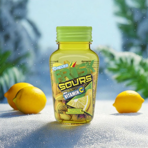 [C0902011] FRISK SOURS LEMON 6 x 70pcs