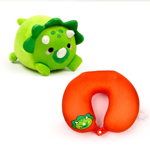[00020928] SWAPSEAZZZ 2 IN 1 TRAVEL PILLOW ADORASAURS DINOSAUR