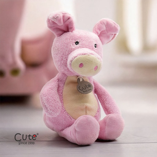 [00020725] POLLY THE PINK PIG PLUSH 18cm