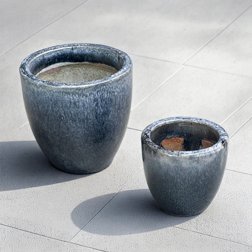 [80200002] THOR FLOWERPOT GREY 10CM+14CM SET