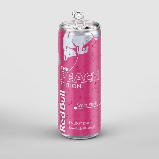 [D0801039] RED BULL THE WHITE PEACH EDITION 24x25cl
