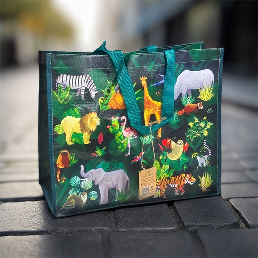 [00000104] SHOPPING BAG ANIMAL KINGDOM