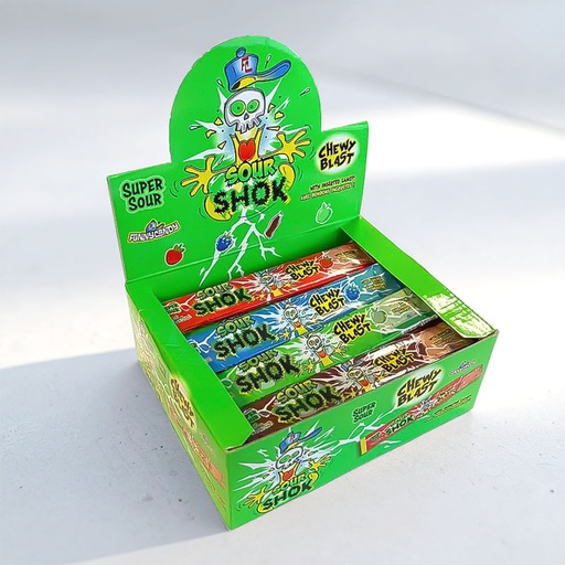 [C1105050] SOUR SHOK CHEWY BLAST 48pcs