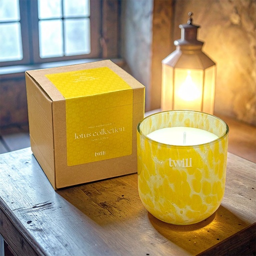 [80100054] TWILI INDOOR SCENTED CANDLE LOTUS COLL. HONEY LEMON S 9cm