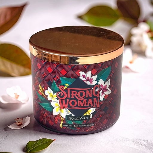 [80100603] FRIDA KAHLO "STRONG WOMAN" SCENTED CANDLE 400g