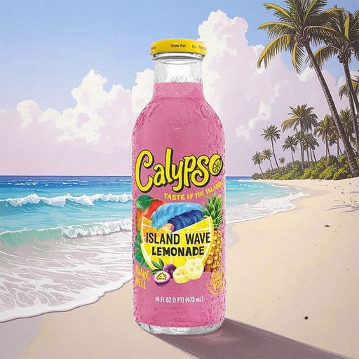 [D1002100] CALYPSO LEMONADE ISLAND WAVE 12 x 47,3cl