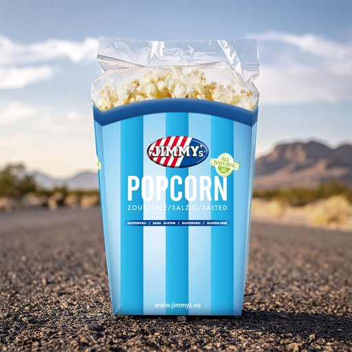 [C1300101] JIMMY'S POPCORN SALTED 6x90g