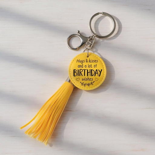 [00122001] TASSEL HAPPY BIRTHDAY SLEUTELHANGER