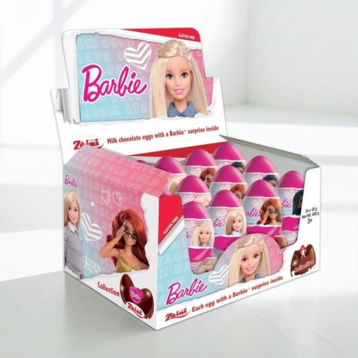 [C1105064] SURPRISE CHOCO EGGS BARBIE 24pcs