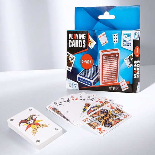 [00060003] CLOWN GAMES PLAYING CARDS SET 2 (INTERNATIONAL)