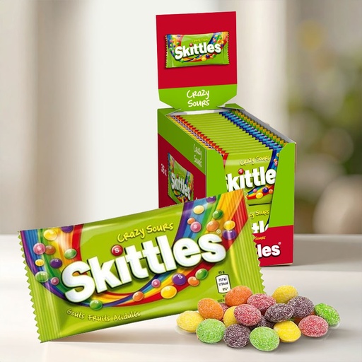 [C1501051] SKITTLES SOUR GREEN 36 x 45g